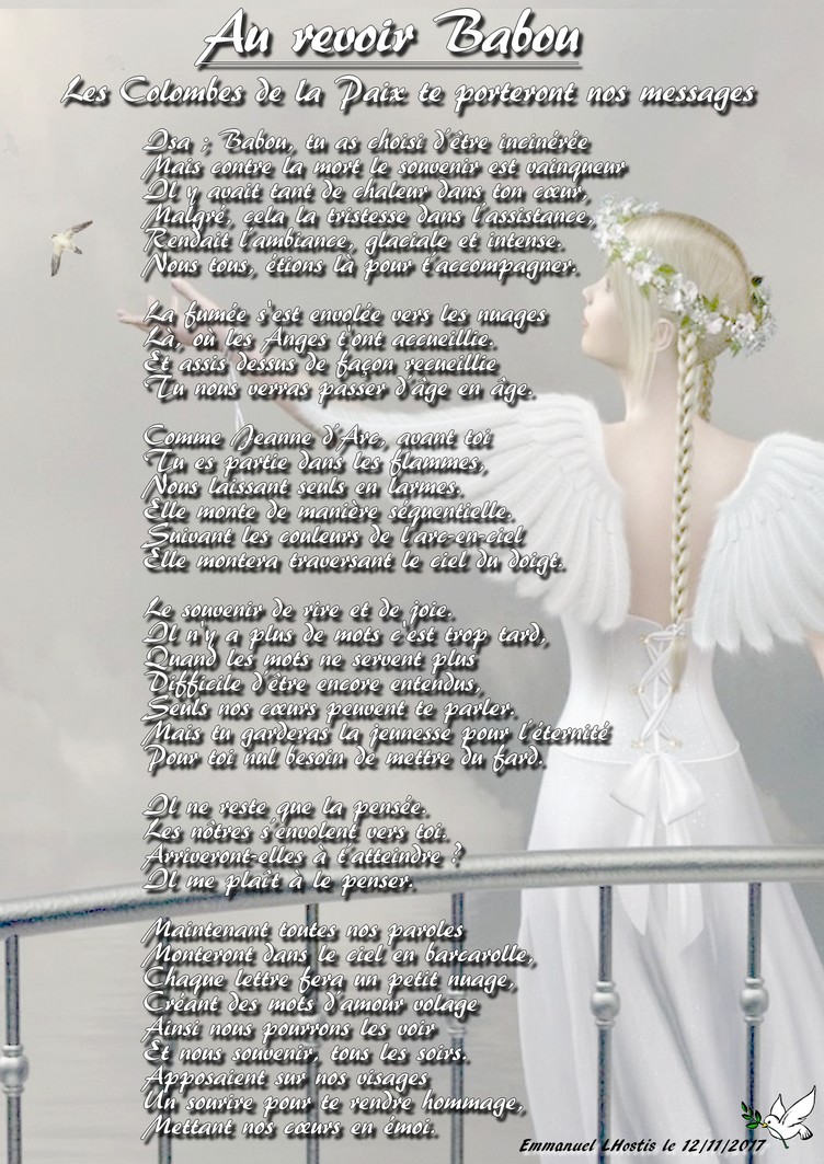 Depuis : Au revoir Babou