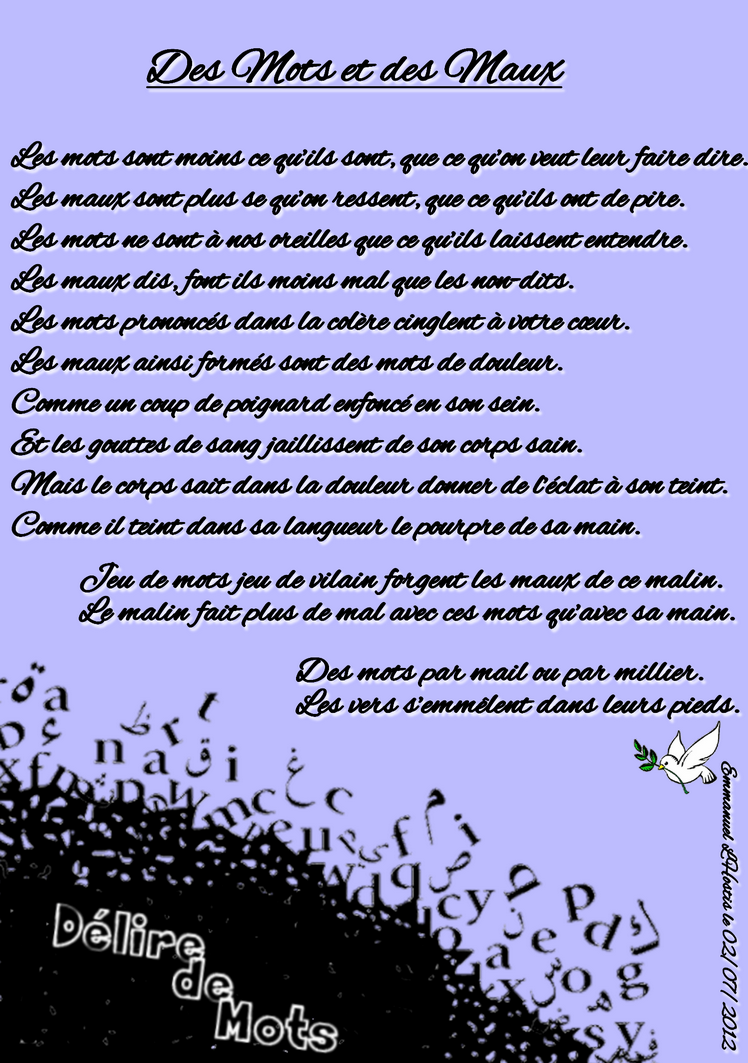 Depuis : Des Mots et des Maux